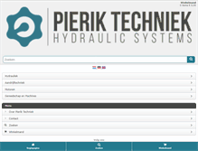 Tablet Screenshot of pieriktechniek.nl